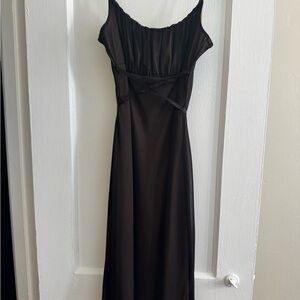 La Belle Strapless Black Dress